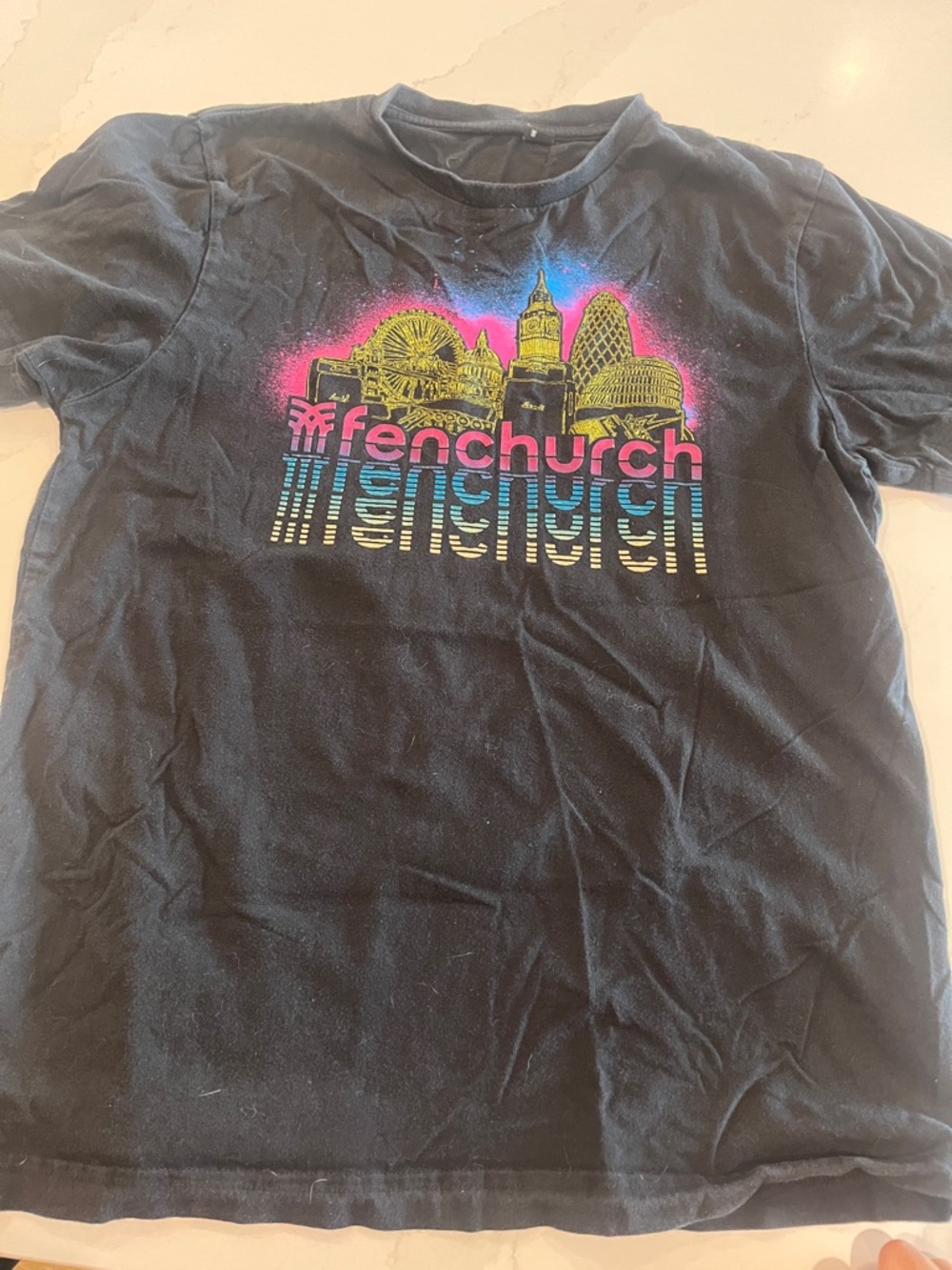 Men's Short Sleeve Graphic Tee in Black
